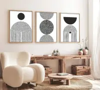 Obraz HUHU163 (set 3 ks) 50x70 cm ASIRGROUP