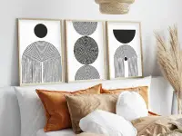Obraz HUHU163 (set 3 ks) 50x70 cm ASIRGROUP (foto 4)