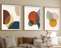 Obraz HUHU209 (set 3 ks) 50x70 cm ASIRGROUP (foto 2)