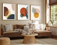 Obraz HUHU209 (set 3 ks) 50x70 cm ASIRGROUP