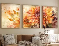Obraz HUHU220 (set 3 ks) 50x70 cm ASIRGROUP (foto 2)