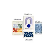 Obraz MDF – Set 4 ks / Multicolor / 00135 ASIRGROUP