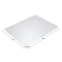 Ochranná podložka pod židli, transparentní, 100x70 cm, 0,8 mm, ELLIE NEW TYP 6 Kondela (foto 6)