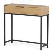 Odkládací stolek 80x28x77cm CT-G1077 – OAK Autronic