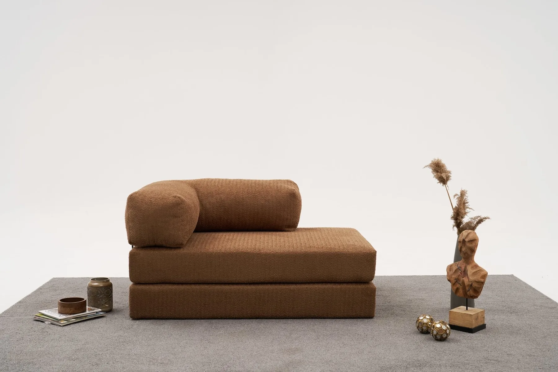 Pohovka dvoumístná COMFORT Brown v2 ASIRGROUP