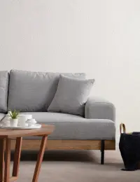 Pohovka trojmístná ETI Oak 3 Seater -Grey ASIRGROUP (foto 13)