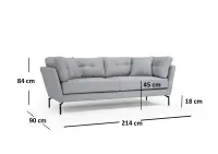 Pohovka trojmístná MAPA 3 Seater ASIRGROUP (foto 8)