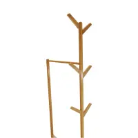 Pojízdný věšák, bambus, šířka 60cm, VIKIR TYP 1 Kondela (foto 6)