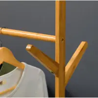 Pojízdný věšák, bambus, šířka 80cm, VIKIR TYP 2 Kondela (foto 6)