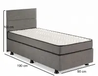 Postel SILVER 80x180 cm ASIRGROUP (foto 11)
