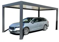 Přístřešek PRESTIGE Hliníkový na auto 5,3x3 m Rojaplast (foto 21)