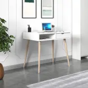 Psací stůl OFFER – Bílá / Wooden ASIRGROUP