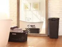 RATTAN STYLE koš na čisté prádlo Rojaplast (foto 17)
