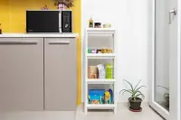Regál DEA HOME LINDA čtyřpatrový Rojaplast (foto 6)