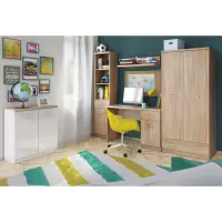 Regál otevřený 1D1S, dub sonoma, univerzální, TOPTY TYP 33 Kondela (foto 4)