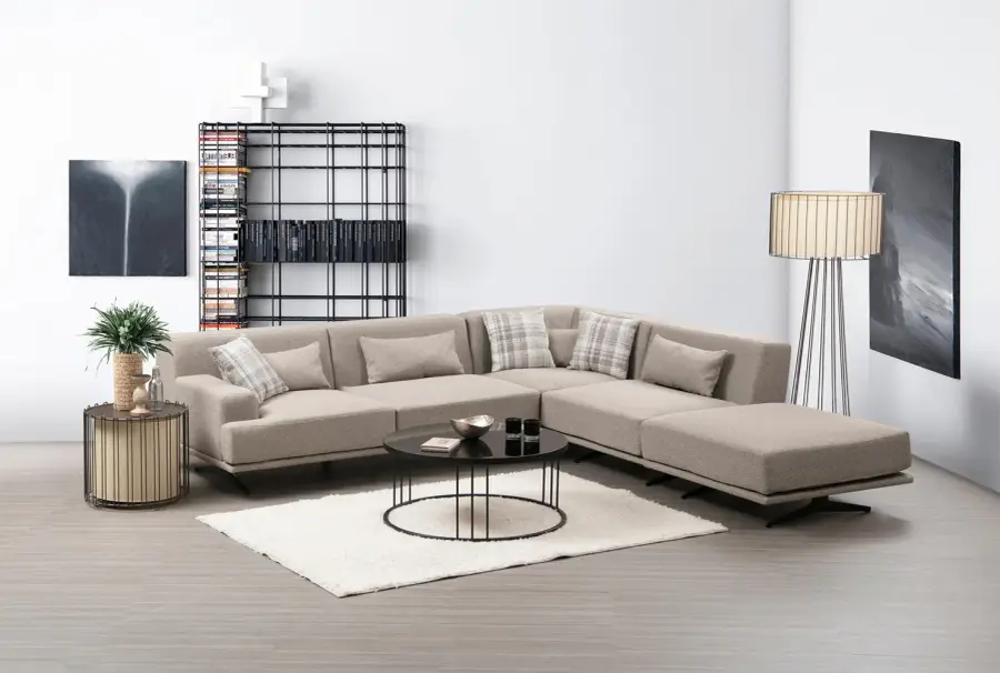 Rohová pohovka BENTLEY Corner (L3-C-O1-PUF) ASIRGROUP