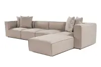 Rohová pohovka SORA (L1-O1-O1-1R-POUFFE ) ASIRGROUP (foto 21)