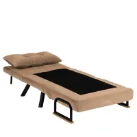 Rozkládací křeslo SANDO Light Brown v2 ASIRGROUP (foto 4)