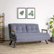 Rozkládací pohovka dvoumístná SANDO 2-Seater – Šedá / 2-Seater ASIRGROUP
