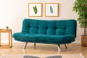 Rozkládací pohovka trojmístná MISA – Zelená / Small Sofabed ASIRGROUP