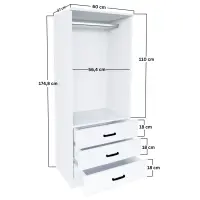 Šatní skříň EASY 60x174.8x47 cm ASIRGROUP (foto 8)