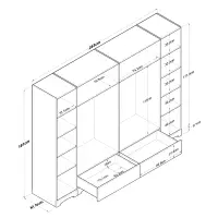 Šatní skříň F4 SOLARIS ASIRGROUP (foto 6)