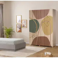 Šatní skříň LENA 135x192x52 cm ASIRGROUP (foto 2)