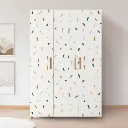 Šatní skříň LEVA 120x189x48 cm – Borovice / Bílá / Hedera Line ASIRGROUP