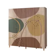 Šatní skříň LONI 180x192x52 cm – Sonomo / 4 -911 ASIRGROUP