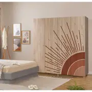 Šatní skříň LONI 180x192x52 cm – Sonomo / 4 -970 ASIRGROUP