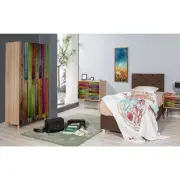 Šatní skříň STIL 90x192x52 cm – Dub / 726 ASIRGROUP