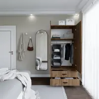 Šatní skříň YAMAN 40x182x47 cm ASIRGROUP (foto 17)