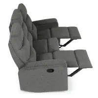 Sedací souprava, polohovací, šedá, látka, ASD-C5980 GREY2 Autronic (foto 12)