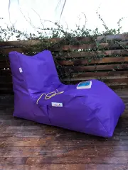 Sedací vak DAYBED – Fialová ASIRGROUP