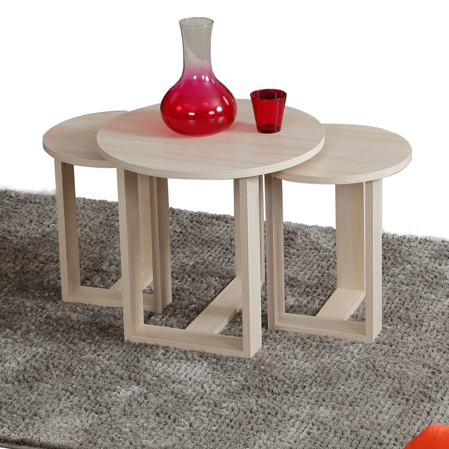 Set odkládacích stolků MIRA (set 3 ks) ASIRGROUP
