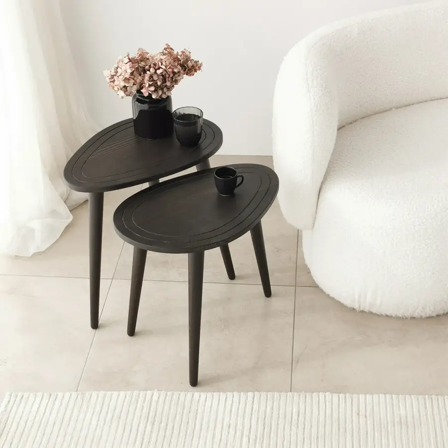 Set odkládacích stolků SWEET (set 2 ks) – Set 2 ks / Antracitová ASIRGROUP (foto 18)