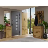 Skříň 4D1S/50, dub artisan, AIRON Kondela (foto 3)