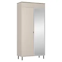 Skříň, kašmír/dub castello, EYCO 2D/40 Kondela (foto 5)