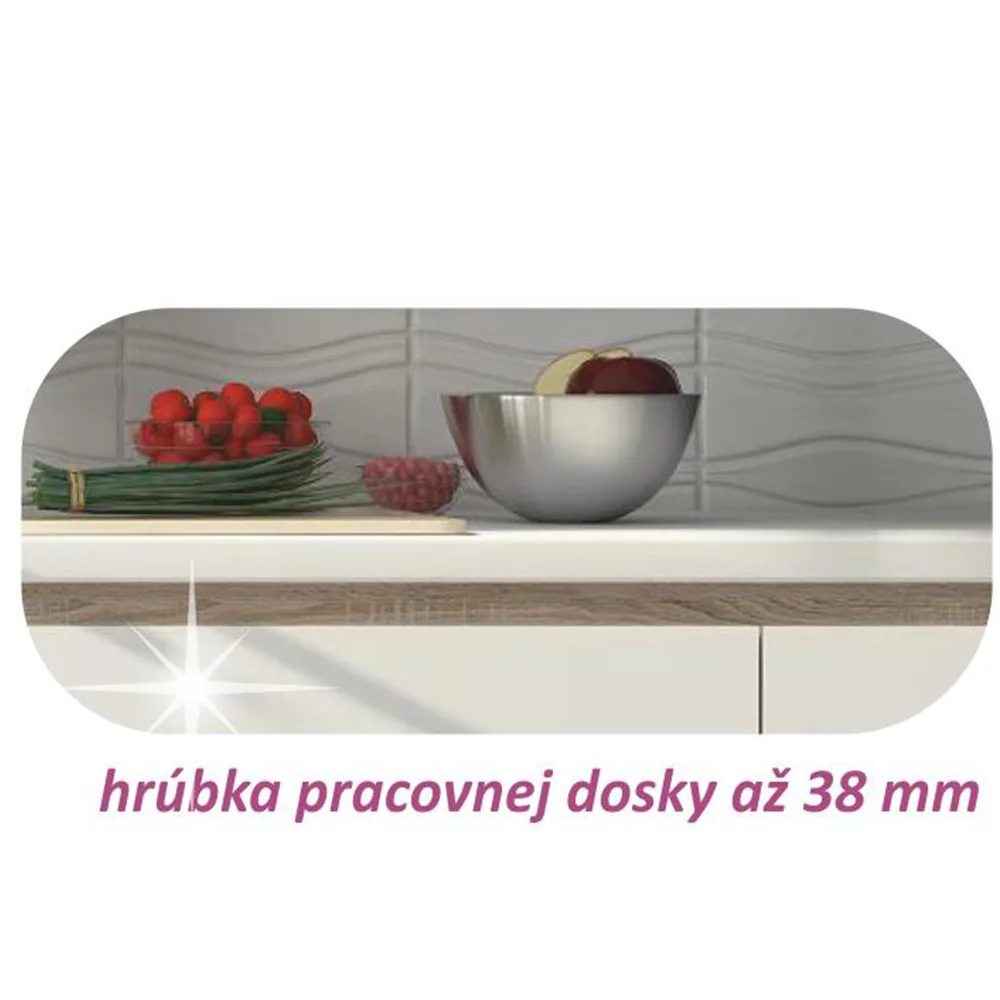 Skříňka dolní D 20, dub sonoma, LINE Kondela (foto 2)
