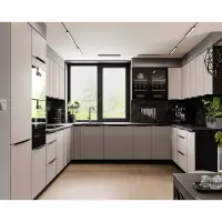 Spodní rohová skříňka, černá, ARAKA/MENZO/SIBER 30 D ZAK BB Kondela (foto 3)