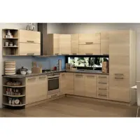 Spodní rohová skříňka, dub sonoma, univerzální, NOPL-061-RS Kondela (foto 3)