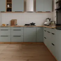 Spodní skříňka s výsuvným košem, aquamarine/dub artisan, ARSANY 15 D CARGO BB Kondela (foto 5)