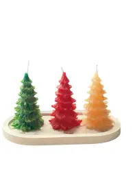 Svíčka CHRISTMAS Candle Set10 (set 3 ks) ASIRGROUP (foto 20)