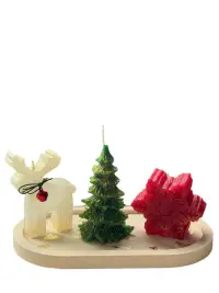 Svíčka CHRISTMAS Candle Set2 (set 4 ks) ASIRGROUP (foto 2)
