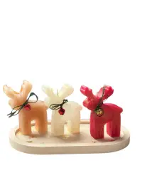 Svíčka CHRISTMAS Candle Set3 (set 4 ks) ASIRGROUP (foto 2)