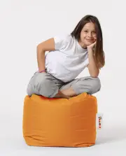 Taburet SQUARE – Pouf / Oranžová ASIRGROUP
