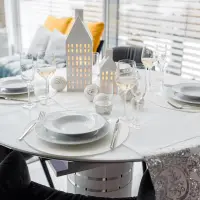 TEMPO-KONDELA SNOWFLAKE CHAMPAGNE, sklenice na šampaňské, set 4 ks, s krystaly, 230 ml Kondela (foto 2)