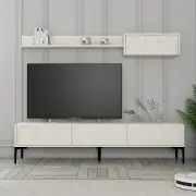TV stolek LYON – Krémová / Černá ASIRGROUP