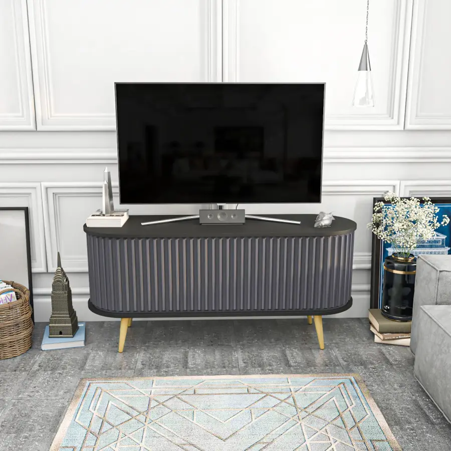 TV stolek STOR – Černá / Antracitová ASIRGROUP (foto 36)