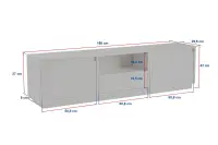TV stolek VANGUARD Fressia Marble v2 ASIRGROUP (foto 8)
